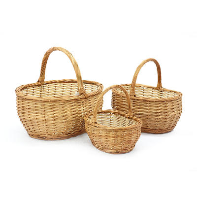 Prime Oval Wicker Shopping Basket