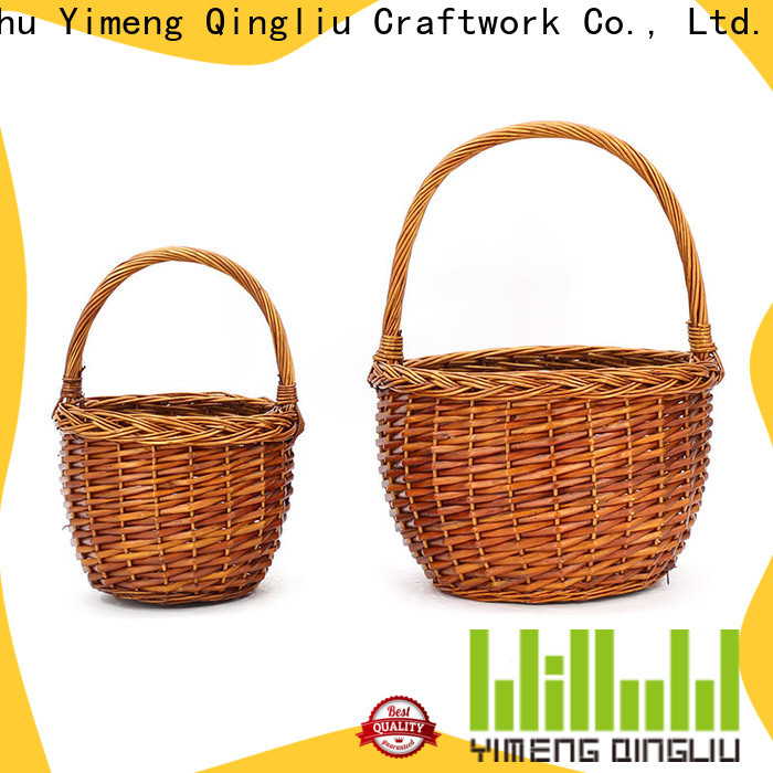 Yimeng Qingliu custom willow baskets wholesale supply for girl