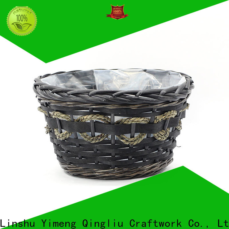 Yimeng Qingliu best wicker basket with plant company for indoor