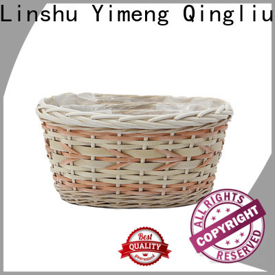Yimeng Qingliu woven plant basket for business for indoor