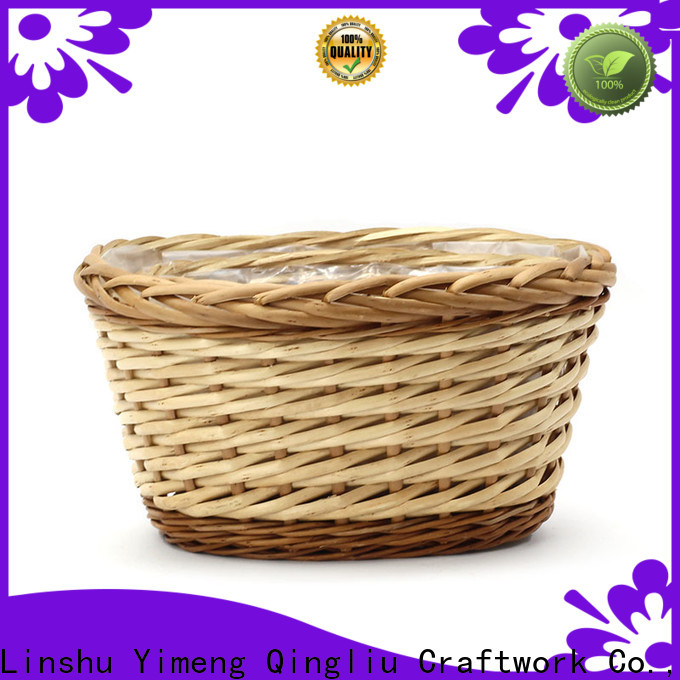 Yimeng Qingliu wholesale large wicker plant basket suppliers for indoor