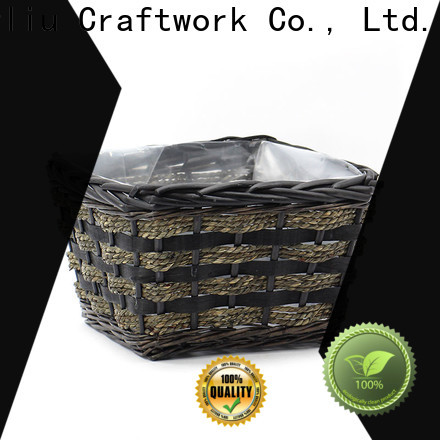 latest outdoor wicker basket planter company for patio