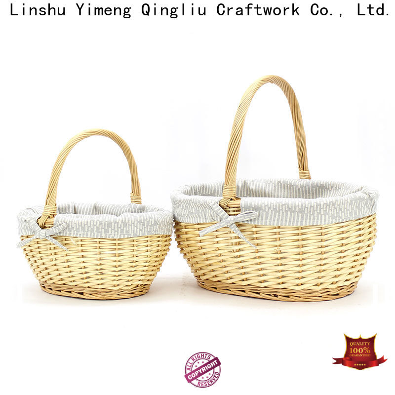 Yimeng Qingliu latest natural wicker basket factory for outdoor