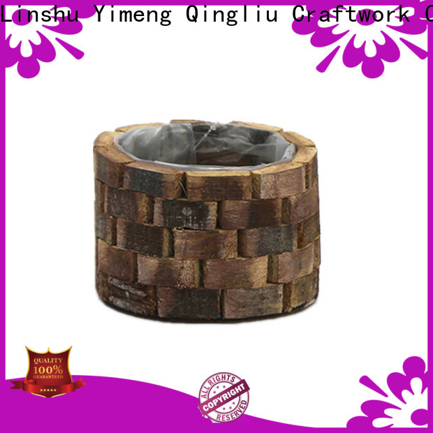 Yimeng Qingliu latest round wooden planters suppliers for outdoor