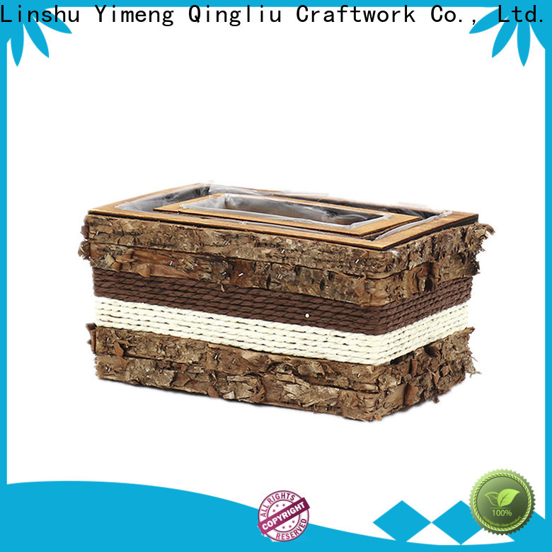 Yimeng Qingliu high-quality outdoor wooden flower pots suppliers for patio