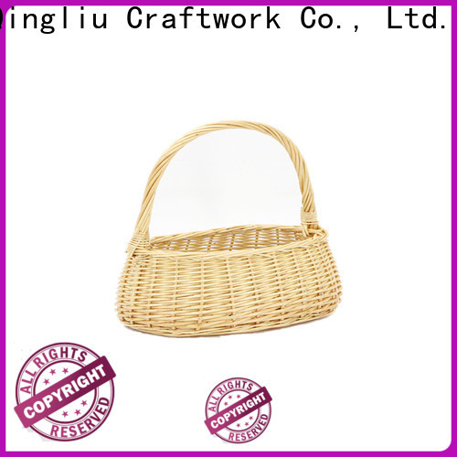 wholesale under bed wicker storage baskets manufacturers for outside