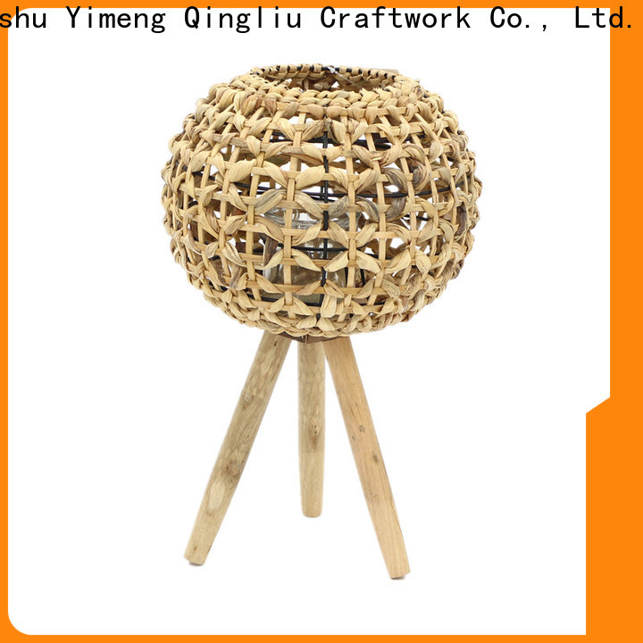 Yimeng Qingliu grey rattan lantern for business for patio