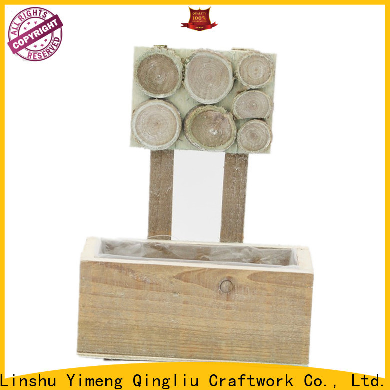 Yimeng Qingliu custom wooden laundry baskets for business for garden