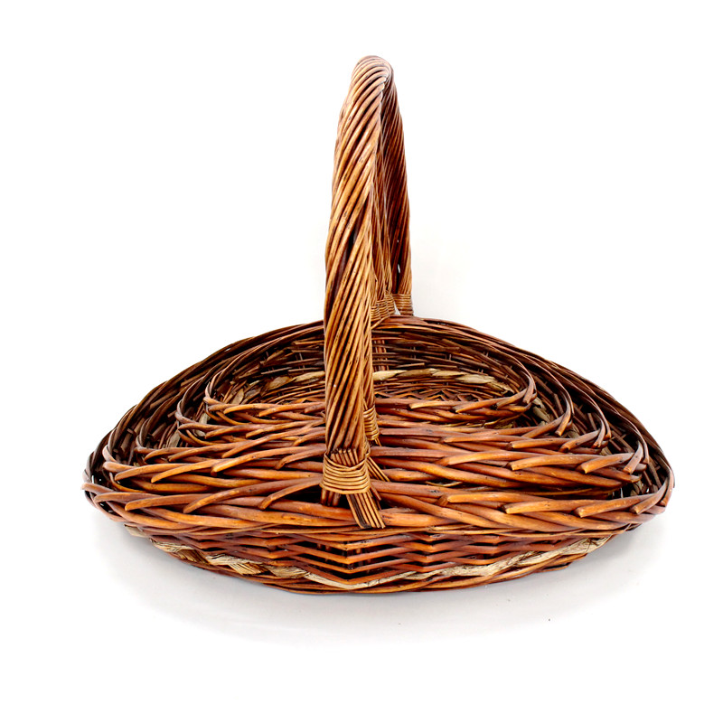 wholesale wicker tray baskets manufacturers for woman-2