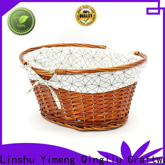 Yimeng Qingliu large wicker baskets with lids company for boy