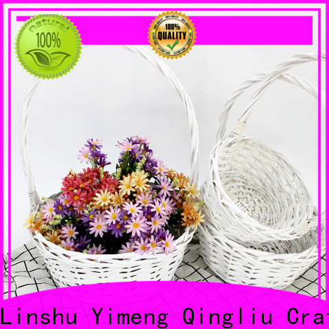 latest wicker washing basket for business for gift