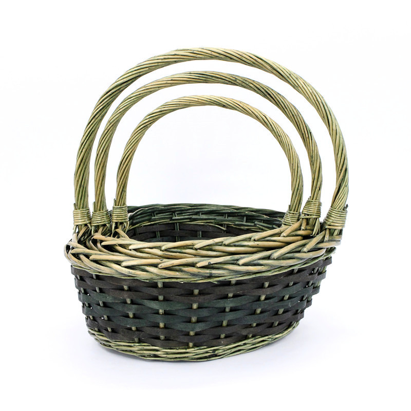 Heart Shape Wicker Basket