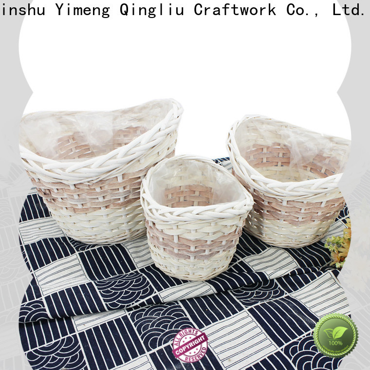 Yimeng Qingliu rattan pots for plants supply for outdoor