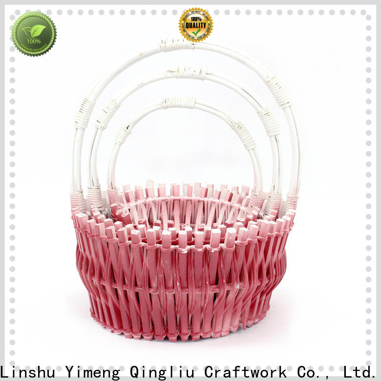 latest shallow storage baskets factory for gift